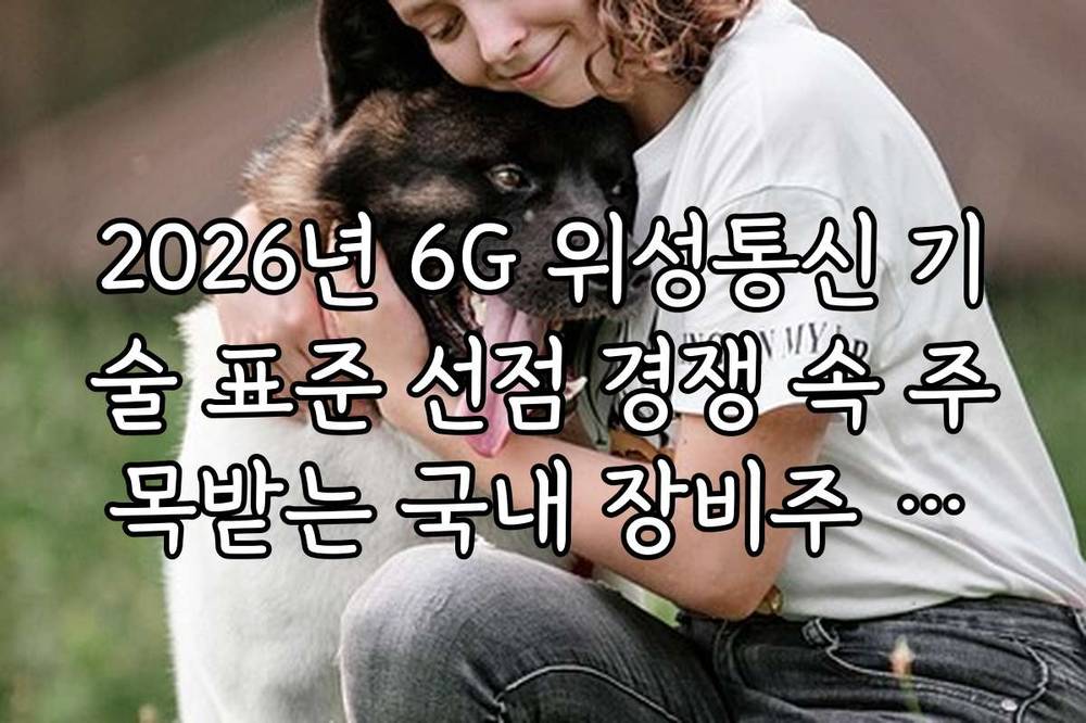 2026년 6G 위성통신 기술 표준 선점 경쟁 속 주목받는 국내 장비주 리스트