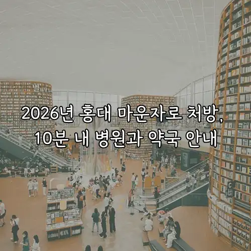 2026년 홍대 마운자로 처방, 10분 내 병원과 약국 안내
