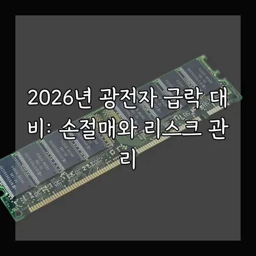 2026년 광전자 급락 대비: 손절매와 리스크 관리