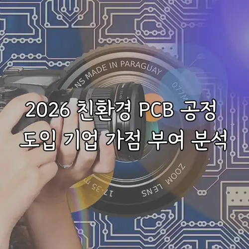 2026 친환경 PCB 공정 도입 기업 가점 부여 분석