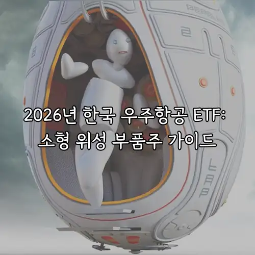 2026년 한국 우주항공 ETF: 소형 위성 부품주 가이드